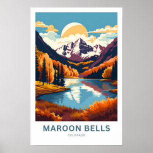 Poster Maroon Bells Colorado Imprimer