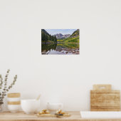 Poster Maroon Bells en Automne, Colorado (Cuisine)