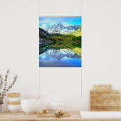 Poster Maroon Bells se reflétant dans le lac Maroon (Cuisine)