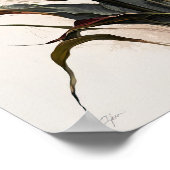 Poster Maroon Calla Lilies Lily Flower Art Imprimer Poste (Coin)