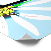 Poster Marque 4:35 Gras - Pastel Blue Yellow (Coin)