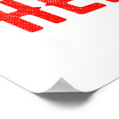 POSTER MARQUE BLANCHE VÉRIFIÉE PERSONNALISABLE MODERNE ET (Coin)