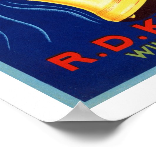 Poster Marque Carillon Florida Grapefruit (Coin)