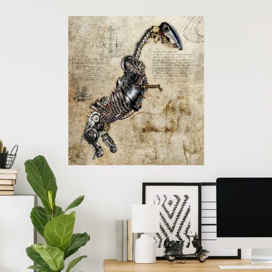 Poster Marque de démarrage de la machine1 (Bureau à domicile)