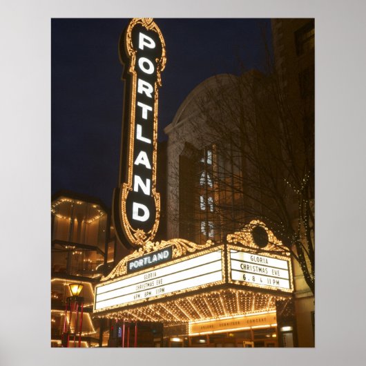 Poster Marque de l'auditorium Arlene Schnitzer (Devant)
