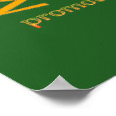 Poster Marque et marketing Texte connexe Vert (Coin)