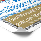 Poster Marque médicinale du docteur Holliday Huckleberrie (Coin)