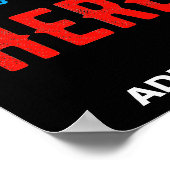 POSTER MARQUE NOIRE VÉRIFIÉE, MODERNE ET PERSONNALISABLE (Coin)