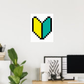Poster Marque Wakaba / Shoshinsha 8 bits (Bureau à domicile)
