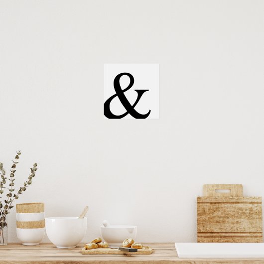 Poster Marquer et signer (Cuisine)