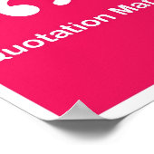 Poster Marques de ponctuation - Marques de soumission (Coin)