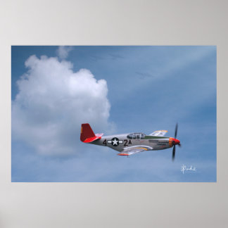 Poster Marques rouges sur demande