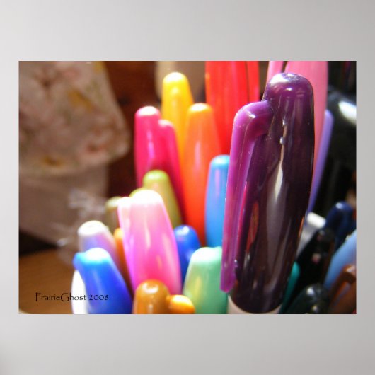 Poster Marqueurs à Sunlight (Devant)