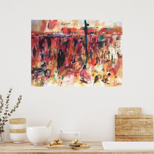 Poster Marrakech (Cuisine)