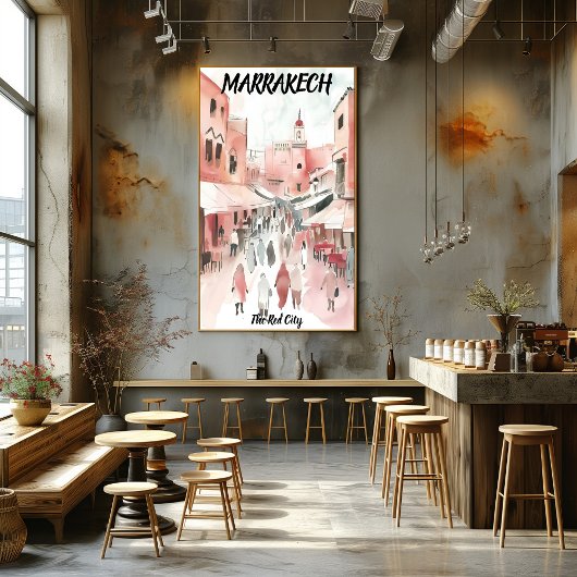 Poster Marrakech: La Ciudad Roja