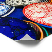 Poster Marrakech, Poterie marocaine (Coin)