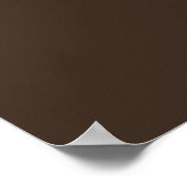 Poster Marron bistre (Coin)