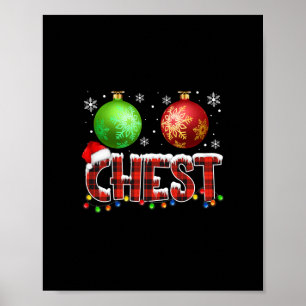 Poster marrons marrons assortis couples lumières de noël