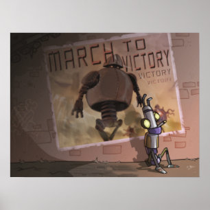 Poster Mars à la victoire