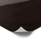 Poster Mars Coucher de soleil de l'esprit au cratère Guse (Coin)