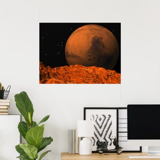 Poster Mars de Phobos (Bureau à domicile)