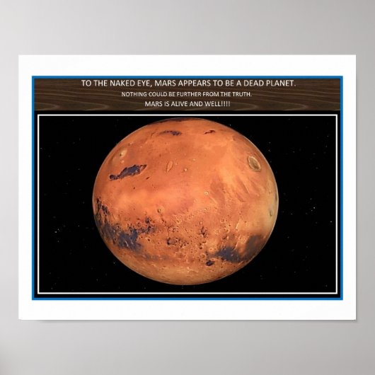 Poster Mars est vivante (Devant)