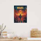 Poster Mars : Explorez la planète rouge (Cuisine)