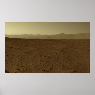 Poster Mars Horizon via Curiosity