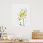 Poster Mars Jonquil Fleur de naissance (Cuisine)