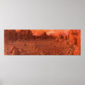 Poster Mars Landscape (Devant)