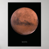 Poster Mars Planet Wall Art (Devant)