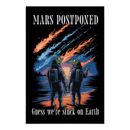 Poster Mars Postponed (Devant)