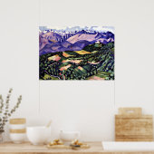 Poster Marsden Hartley - Montagnes pourpres, Venise (Cuisine)