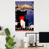 Poster Marseille (Bureau à domicile)