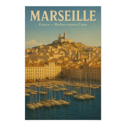 Poster Marseille — France (Devant)