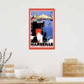 Poster Marseille Porte De L'Afrique (Cuisine)