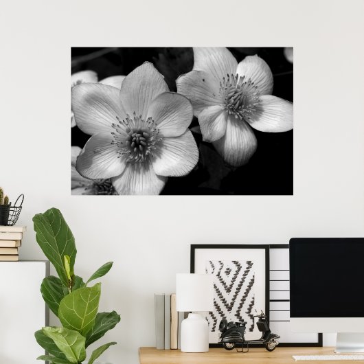 Poster Marsh Marigolds (Bureau à domicile)