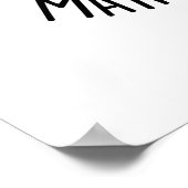 Poster Marsh-meow low Funny Cat Marshmallow PUn (Coin)