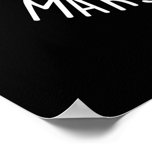 Poster Marsh-meow-low Funny Chat Marshmallow Pun Dark BG (Coin)