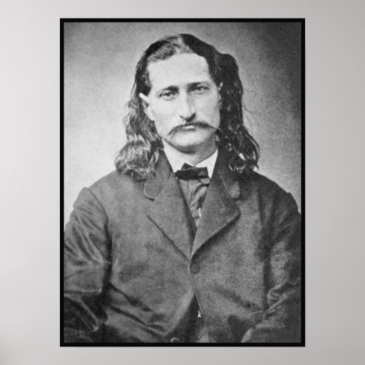 Poster Marshal Wild Bill Hickok Old West Gunfighter (Devant)