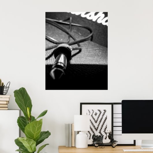 Poster Marshall Amp & Jack Lead (version B&W) (Bureau à domicile)