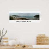 Poster Marshall Island Beach Maine (Cuisine)