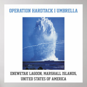 Poster Marshall Islands UNITED STATES nuclear test