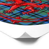 Poster Marshall Tartan Scottish Plaid Lion Rampant (Coin)