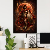 Poster Marte (Bureau à domicile)