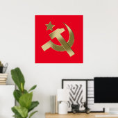 Poster Marteau et faucille (Bureau à domicile)