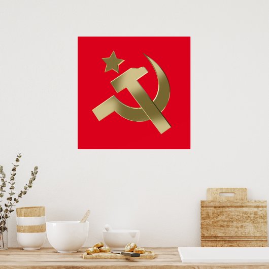 Poster Marteau et faucille (Cuisine)