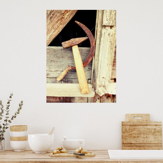 Poster Marteau Et Faucille - Symbole Communiste (Cuisine)