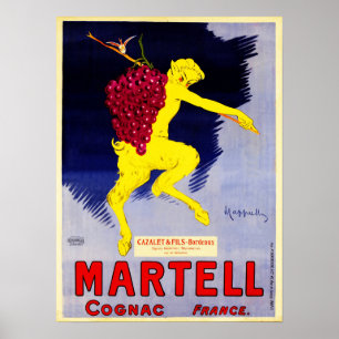 Poster MARTELL COGNAC France Art Deco Leonetto Cappiello