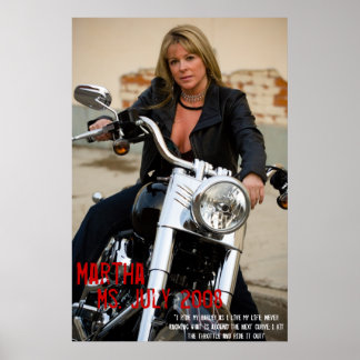 Poster Martha, Mme Juillet 2008